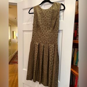 Shannon McLean Olive Leopard Dress
